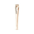 thumbnail image 6 of ANGARA Natural Prong Set Diamond Split Shank Promise Ring in 14K Rose Gold for Women (Size-2mm| Color-K| Clarity-I3) | April Birthstone, Anniversary, Jewelry Gift for Women | Natural Diamond Ring, 6 of 12