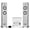 Piano White, variant on Fluance RT87 Reference High Fidelity Dual-Plinth Turntable, Ri91 Reference Stereo Powered Tower Speakers, PA10 Phono Preamp (Piano Black)