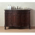 thumbnail image 2 of Stufurhome 48 Inches Saturn Single Sink Vanity with Baltic Brown Granite Top, 2 of 7