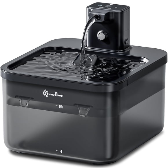 Batería DownyPaws para fuente de agua Cat, 2,5 L, con sensor de movimiento