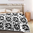 thumbnail image 4 of LHSHID Super Soft Soccer Blanket Throw Soccer Ball Blankets Lightweight Flannel Warm Cozy Football Blanket Gifts for Sport Fans Kids Adults 30"x40", 4 of 7