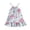 Light Pink, variant on Landzoo One Girls Dresses Toddler Summer Casual Sleeveless Striped Print For Kids Age 1-6 Playful Comfortable Stretchy Waistband Easy To Wear And Wash Casual Stylish Cozy Girl's Dress 1-2 Years