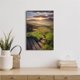 thumbnail image 4 of Arte mural de paisaje con montañas, lago y atardecer. Cuadro con amanecer y pastizal, ideal para decorar dormitorios, escaleras y todo el hogar., 4 of 6