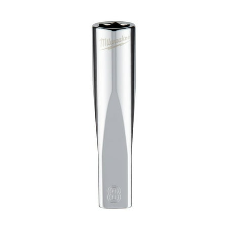UPC: 0045242565566 | Milwaukee-45-34-9046 1/4 in. Drive 8mm Metric 6-Point Deep Socket
