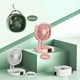 thumbnail image 1 of Mini Folding Fan USB Rechargeable Desk Fan Portable 3 Speeds Wall Hanging Fan for Student Dormitory Home Outdoor Camping Office Small Desk Fan, 1 of 5