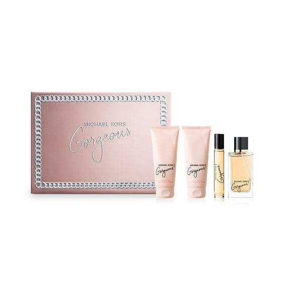 Michael Kors Gorgeous 3.4 EDP Spray  gel  lotion  travel spray Set NIB