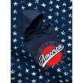 thumbnail image 3 of Land Of The Free America 4Th Hoodie Men -Image by Shutterstock, Male Small, 3 of 4