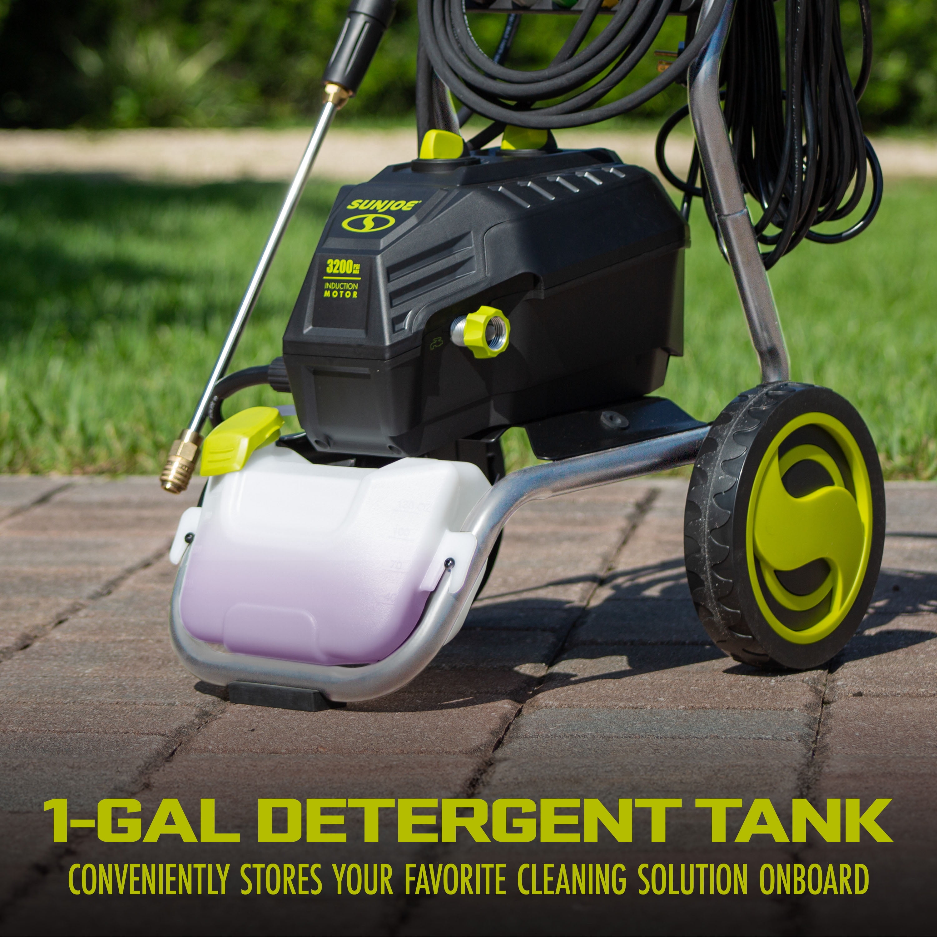 Sun Joe Electric Pressure Washer, Quick Connect Nozzles & Adjustable Wand, 14.9-Amp