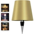thumbnail image 1 of Wireless Bottle Lamp for Any Type of Bottle - LED Bottle Lamp for Indoor & Outdoor, 100% Waterproof - Adjustable Brightness and Light Temperature 3000-6000K, Wireless & Rechargeable (Mat Gold), 1 of 6