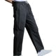 thumbnail image 1 of Pantalones largos para hombre, casuales, de moda, lisos, de pierna recta, con cordón y cintura elástica, 1 of 4