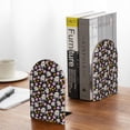 thumbnail image 5 of Lsque Daisies Flowers Printed Wood Bookends,Non-Skid Bookend for Shelves,Heavy Duty Support Bookends,Non-Slip Foam Pads for Office, Home, and Library,1 Pair, 5 of 8