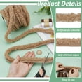 thumbnail image 3 of 10.9 Yards Brown Fur Trim Plush Ribbon Trims 20mm Wide Furry Fabric Trim Sewing Trims Decorative Trimming Ribbon for DIY DIY Craft Winter Clothing Pillow Curtain Home Decor, 3 of 9
