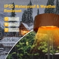 thumbnail image 4 of Advwin Outdoor Electric Patio Heater ,1500W Tabletop Infrared Heater, Waterproof IP55, Tip-Over Protection & Overheating Protection for Garden, Balcony, Garage, Backyard, 4 of 5