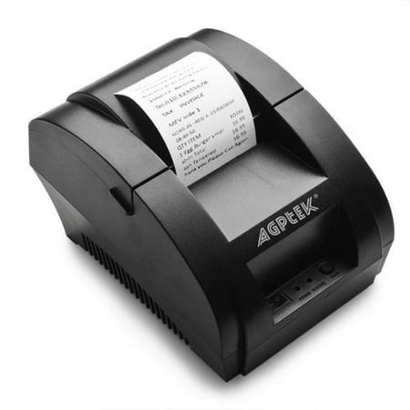 AGPtek Thermal Printer High Speed USB Port POS Thermal Receipt Printer compatible 58mm Thermal Paper (Best Thermal Receipt Printer)