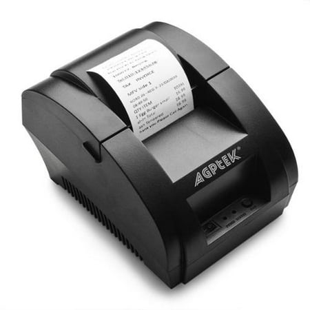 AGPtek Thermal Printer High Speed USB Port POS Thermal Receipt Printer compatible 58mm Thermal Paper (Best Printer For High Volume Printing)