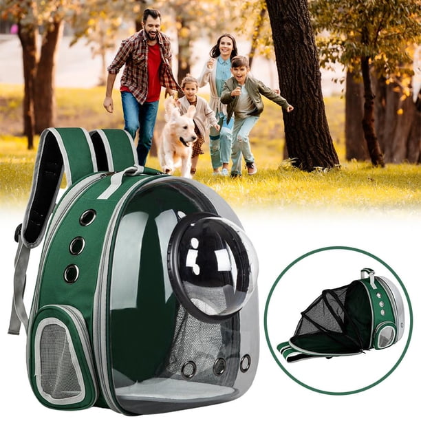 Mochila Extensible Para Llevar Gatos, Bolsa Para Gatos, Ligera, Transpirable, Impermeable, Mochila Para Llevar Cápsulas Para Gatos Irene Inevent AP007804-02
