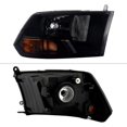 thumbnail image 2 of Xtune Dodge Ram 1500 09-12 ( Non Quad Headlights ) Crystal Headlights Black Smoked HD-JH-DR09-AM-BSM, 2 of 4
