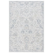 SAFAVIEH Hunter Tamaya Abstract Polyester Area Rug, Ivory/Dark Grey/Sage, 8' x 10'