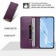 thumbnail image 3 of Funda Tipo Cartera de Cuero Sintético para Samsung Galaxy A56 Bloqueo RFID, con Ranuras para Tarjetas y Bolsillo para Efectivo, Cierre Magnético Fuerte Morado, 3 of 6