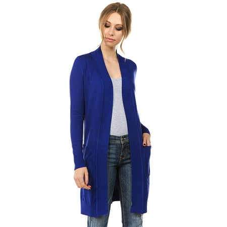 Royal blue short sleeve cardigan for women for women maxx