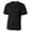 Black, variant on A4 Short Sleeve Birds-Eye Mesh Crew For Men in Black | N3252