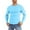 A01_Sky Blue, variant on Mens Athletic Gym Workout Sweatshirt Ultra Soft Textured Long Sleeve Blouse Round Neck Pullover Sweater Blouses Slim Fitted Casual Warm Thermal Shirt Wind Resistant Sweater Shirts 2025