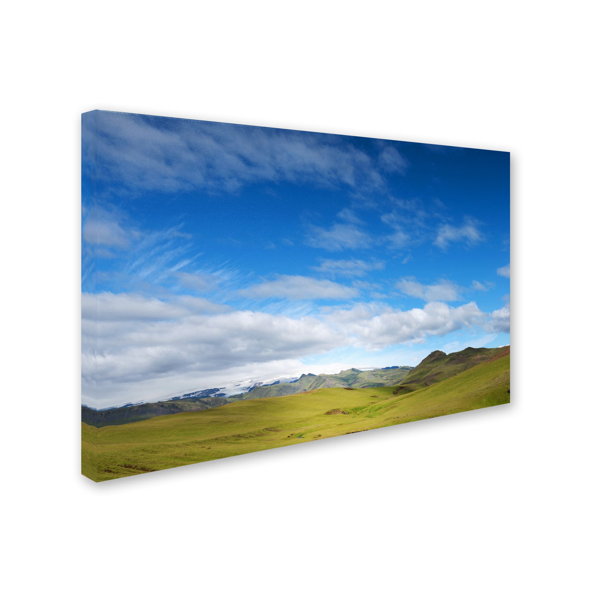 Trademark Fine Art 'Clouds Over Glacier' Canvas Art by Philippe Sainte-Laudy