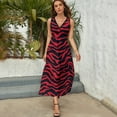 thumbnail image 5 of Animal Print Patterns Sleeveless Dress Woman Fashion Long Dresses Women's Summer Suit Dress 2025, 5 of 7
