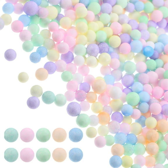 Raindrops 1 Bag 50g Assorted Color Round Foam Bead Vase Filler Decor Party Bag Toys For Girls Various Occasions