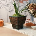 thumbnail image 4 of Mystic Butterfly Self Watering Pots for Indoor Plants, Resin 6 Inch  Pot, Boho Flower Pots with Drainage Unique Planters for Outdoor Plants with Hidden Safe Pen Holder for Desk Home Decor, 4 of 7