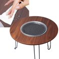 thumbnail image 1 of Small Charcoal Grill, Multifunctional Round Charcoal Grill Stove Table  for Camping, 1 of 8