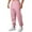 Pink005, variant on QHRMKOG Mens Pants Loose Fit Solid Color Travel Sweatpants Elastic Waist Stretch Drawstring Jogger Fashion Trousers with Pockets Green M