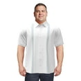 thumbnail image 6 of Havanera Men's and Big Men's Embroidered Panels Short Sleeve Button-Down Shirt, Sizes S-5XL, 6 of 8