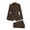 Coffee, variant on Women Two-Piece Suit Spring Autumn Long Sleeves Lapel Collar Blazer Jacket Wide Leg Pants Work Office Business Casual Outfits Pantsuit