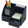 thumbnail image 4 of d1005-black-leather-4-piece-desktop-organizer-desk-set, 4 of 4