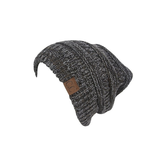 Gravity Threads Adult 4 Tone Soft Beanie - black/grey