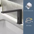 thumbnail image 1 of Grifo de fregadero de baño sin contacto, Sensor automático de manos libres, grifo de lavabo de baño inteligente, grifo de fregadero frío/mezcla, 1 of 5
