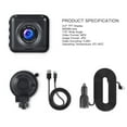 APEMAN Dash Cam 1080P Full HD Mini Car Driving Recorder 170° Wide Angle