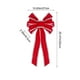 thumbnail image 3 of Adornos navideños, adornos navideños, regalos navideños, cinta de terciopelo, lazo de cola de golondrina rojo navideño, alambres decorativos, adornos, lazo flocado, nudo mariposa de poliéster, 3 of 6