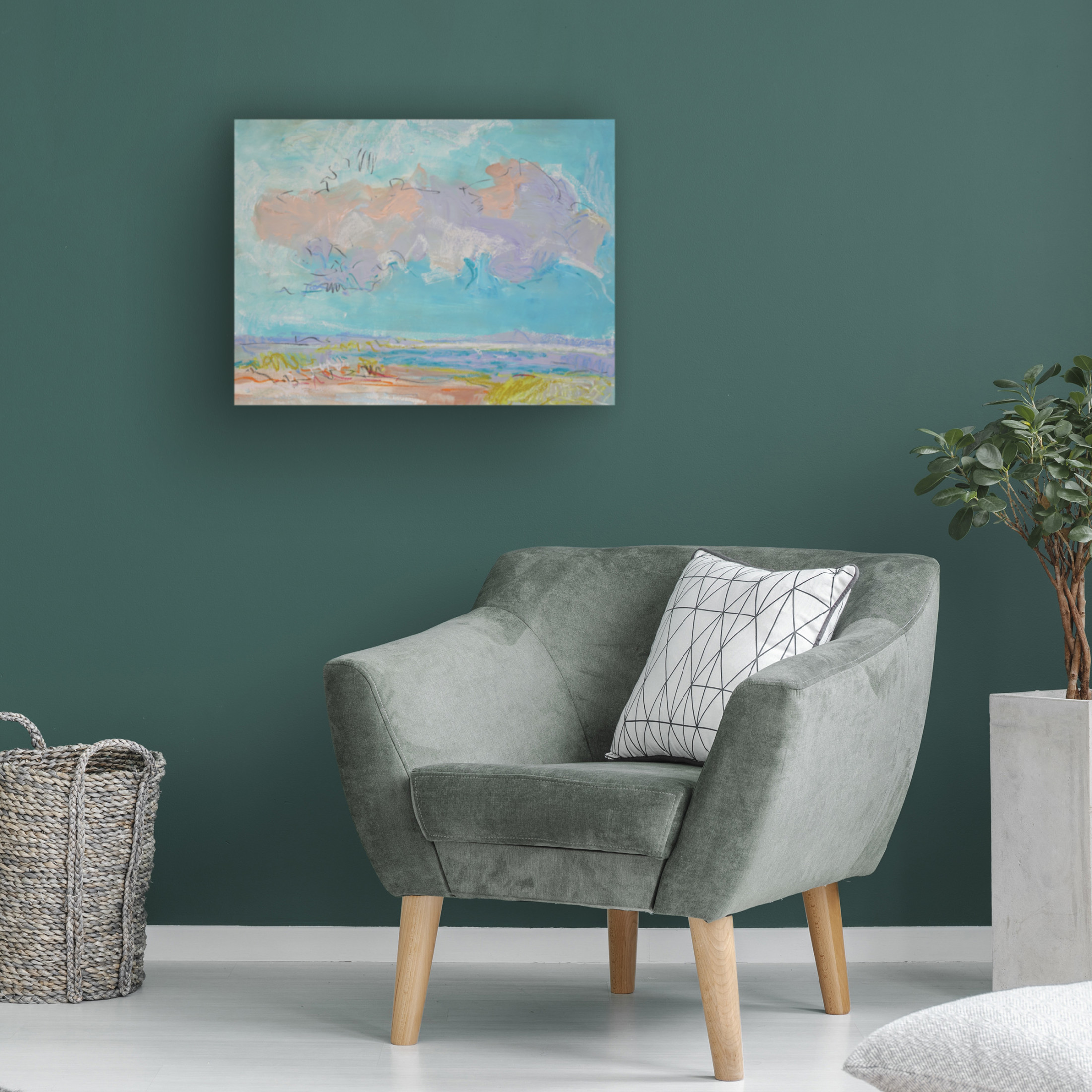 Trademark Fine Art Dorothy Fagan Heaven and Earth I Canvas Wall Art