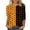 A32 Brown, variant on Women Halloween Graphic Tees 3/4 Sleeve Crewneck Color Block Novelty T Shirts Funny Witch Print Casual Fall Festive Holiday Tops for Party Everyday Wear