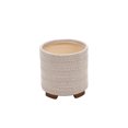 thumbnail image 3 of Sagebrook Home Set Of 2 Ceramic Tribal Look 6/8" Planters, Ivory, Round, Ceramic, Contemporary, 8"H, Tribal, 3 of 7