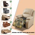 thumbnail image 5 of FOR U DESIGNS Mushroom Daisy Print Recliner Chair Covers Waterproof Anti-Slip Reclining Sofa Slipcover, Recliner Chair that Stay in Place Washable Furniture Protector for Pets, 5 of 6