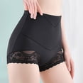 thumbnail image 5 of Ladies Tummy Tucking & Lifting Shaping Panties Lace Medium High Waist Breathable Panties Mesh Thong Panties plus Size Thongs Lot Leak Proof Underwear for Women under Wear Women Pack Vibrating Pantie's, 5 of 5