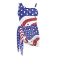 thumbnail image 6 of Whosucclay Adjustable Straps Girls Swimsuits One-Piece Bathing Suit with Cover Ups, Polyester Material Quick Dry Girls One Piece Swimsuit for Swimwear, 15-16 Years Old, 6 of 10