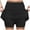 Black, variant on GEWSEY Skorts for Women Plus Size Dressy Casual Athletic Golf Tennis Short Skirts 2025 Summer Skort with Pockets (Green, 3XL)