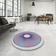 thumbnail image 3 of Ahgly Company Indoor Rectangle Patterned Pale Blue Novelty Area Rugs, 2' x 4', 3 of 6