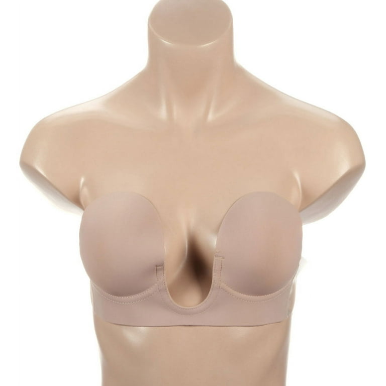 Fashion Forms Women's Backless Strapless Plunge Push Up Bra, Nude, A/B :  : Clothing, Shoes & Accessories