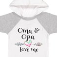 thumbnail image 4 of Inktastic Oma and Opa Love Me- Heart Grandchild Boys or Girls Baby Bodysuit, 4 of 5