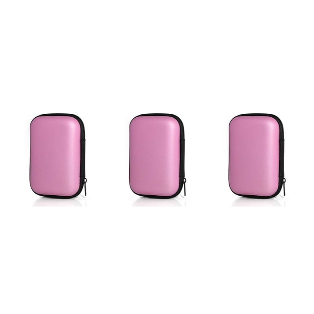 Seitruly Estuche de transporte para auriculares con cremallera Caja de almacenamiento para auriculares Cable de datos Bolsa de protección multiusos para Type1 NO1